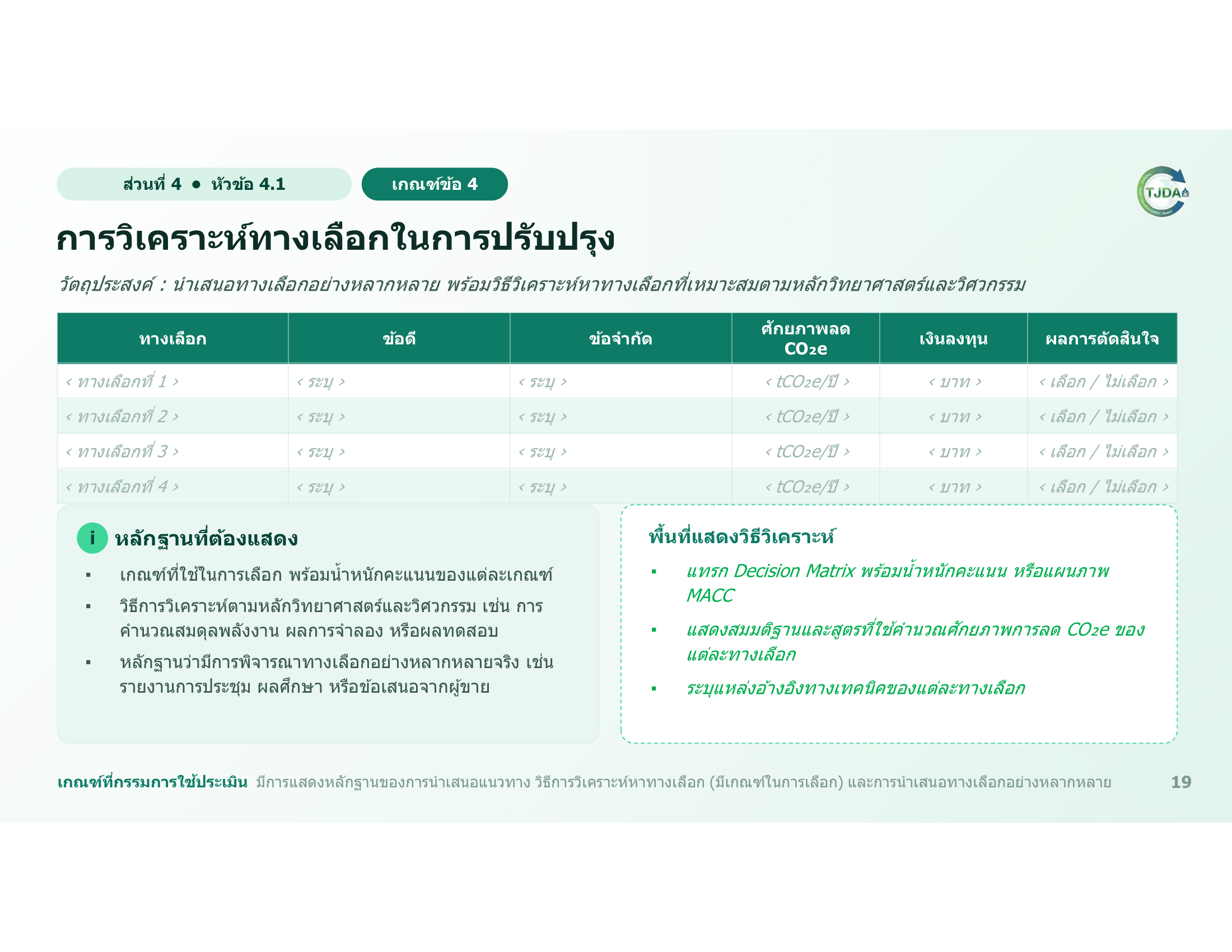 เอกสารภาพรวมTJDA 2027